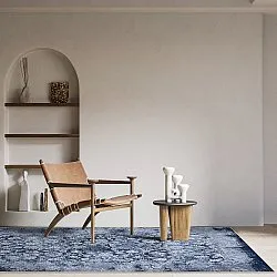 Wilton-tæppe - Amaya (blå)