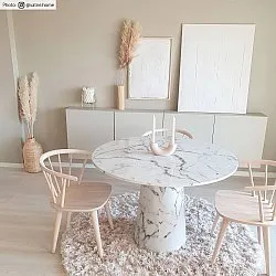 Runde tæpper - Janjira (offwhite)