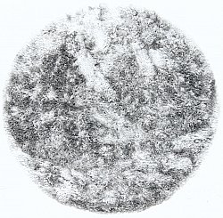 Runde tæpper - Janjira (silver)