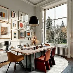 Ovalt viscose-tæppe - Jodhpur Special Luxury Edition (grøn)