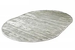 Ovalt viscose-tæppe - Jodhpur Special Luxury Edition (grøn)