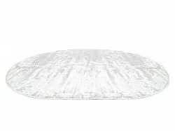 Ovalt viscose-tæppe - Jodhpur Special Luxury Edition (offwhite)