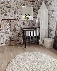 Runde tæpper - Stettin (offwhite)