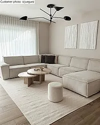 Uldtæppe - Hamilton (hvid)