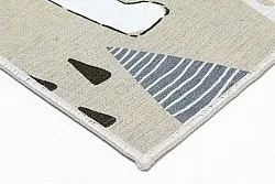 Børnetæppe - Piggyback Ride (grå)