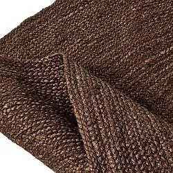 Rund jutetæppe - Amasia (brun)