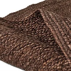 Rund jutetæppe - Amasia (brun)