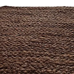 Rund jutetæppe - Amasia (brun)