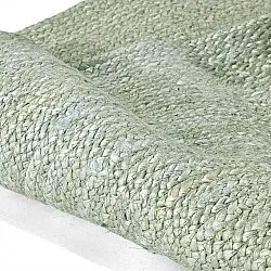 Rund jutetæppe - Amasia (grå)