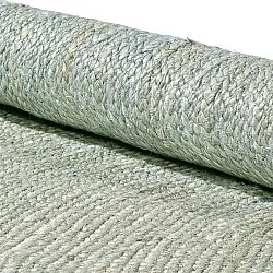 Rund jutetæppe - Amasia (grå)