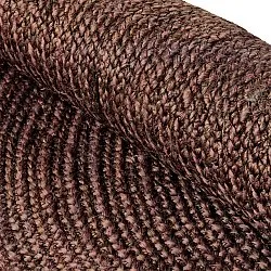 Rund jutetæppe - Amasia (kaffe)