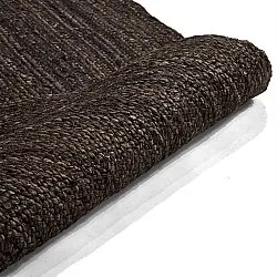 Jutetæppe - Amasia (mørk taupe)