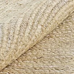 Rund jutetæppe - Amasia (natur)