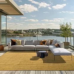 Jutetæppe - Amasia (orange)