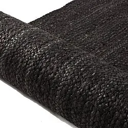 Jutetæppe - Amasia (sort)