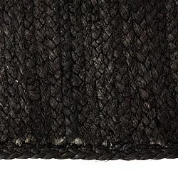 Jutetæppe - Amasia (sort)