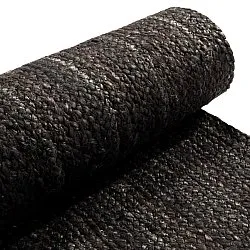 Jutetæppe - Amasia (sort)