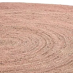 Rund jutetæppe - Amasia (tan)