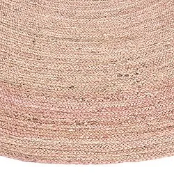 Rund jutetæppe - Amasia (tan)