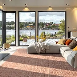 Jutetæppe - Amasia (tan)