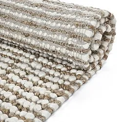 Jutetæppe - Bally Jute/wool Bubble (natur/hvid)