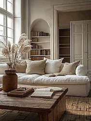 Jutetæppe - Kavita (brun)