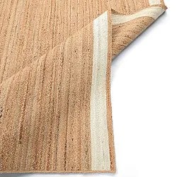 Jutetæppe - Senaki (natur/hvid)