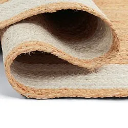 Jutetæppe - Senaki (natur/hvid)