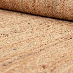 Jutetæppe - Senaki (natur/hvid)