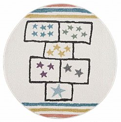 Børnetæppe - Hopscotch Stars Rund (multi)