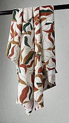 Køkkenhåndklæde 2-pak - - Amalie (beige/rust)