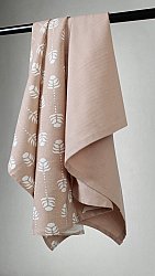 Køkkenhåndklæde 2-pak - Sari (lyserød)