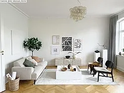 Wilton-tæppe - Art Silk (lysegrå/beige)