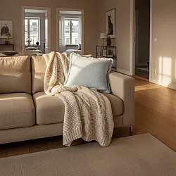 Pudebetræk - Dorena (lyseblå)