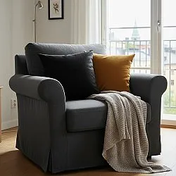 Pudebetræk - Luana (sort)