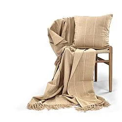 Pudebetræk - Martina Stripe (beige/hvid)