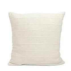 Pudebetræk - Nalani cotton cushion cover (fløde)