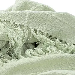 Plaid - Nalani cotton throw (lysegrøn)