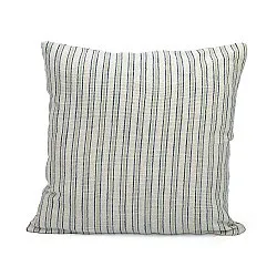 Pudebetræk - Rumi stripe cotton cushion cover (creme/marineblå/lysegrøn)