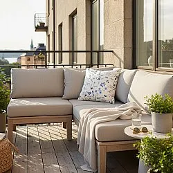 Pudebetræk - Stavanger Embroidered Cushion Cover (multi)