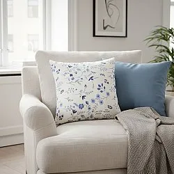 Pudebetræk - Stavanger Embroidered Cushion Cover (multi)