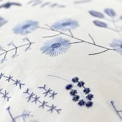 Pudebetræk - Stavanger Embroidered Cushion Cover (multi)