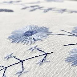 Pudebetræk - Stavanger Embroidered Cushion Cover (multi)