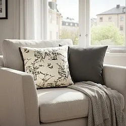 Pudebetræk - Viborg Embroidered Cushion Cover (multi)