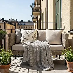 Pudebetræk - Viborg Embroidered Cushion Cover (multi)