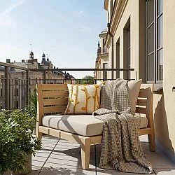 Pudebetræk - Vine (hvid/gul)