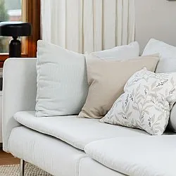 Pudebetræk x 2 - Katri (beige)