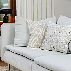 Pudebetræk x 2 - Laura (beige)