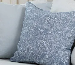 Pudebetræk x 2 - Merja (blå)