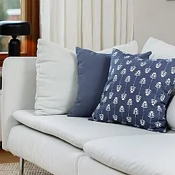 Pudebetræk x 2 - Sari (blå)